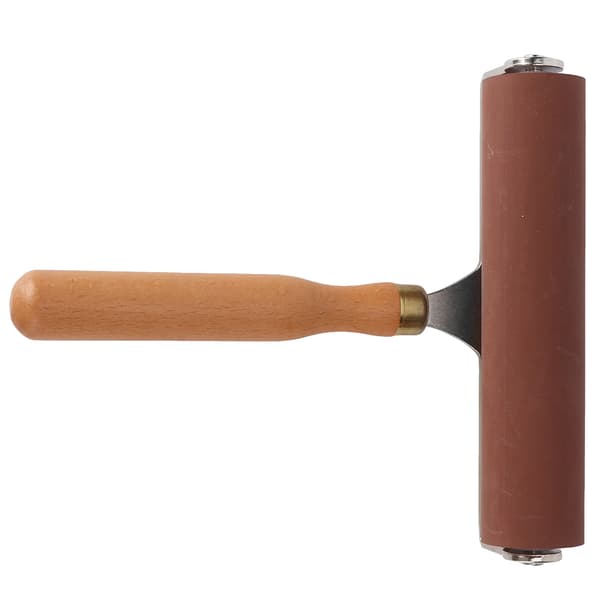 Brayer Blød Fleksibel Robust Holdbar Elastisk Gummirulle til Trykning Scrapbøger 15cm