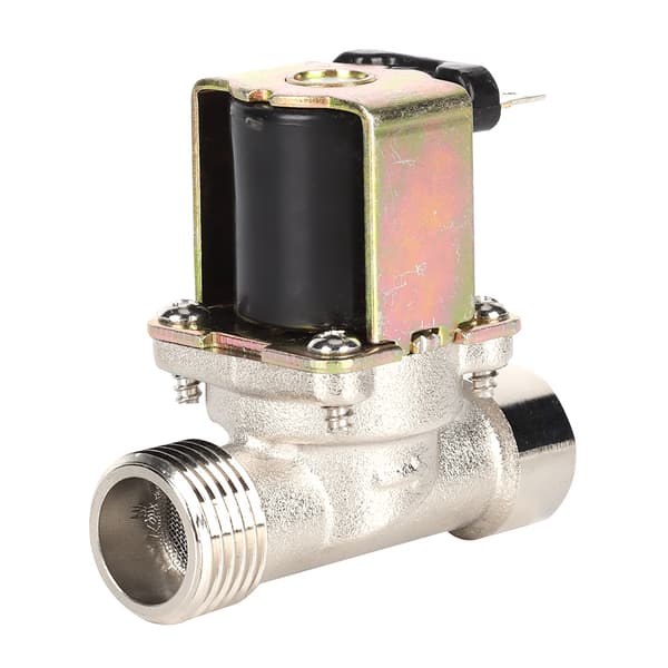 2-vägs elektrisk magnetventil i mässing 12V DC normalt stängd 1/2\" NPT