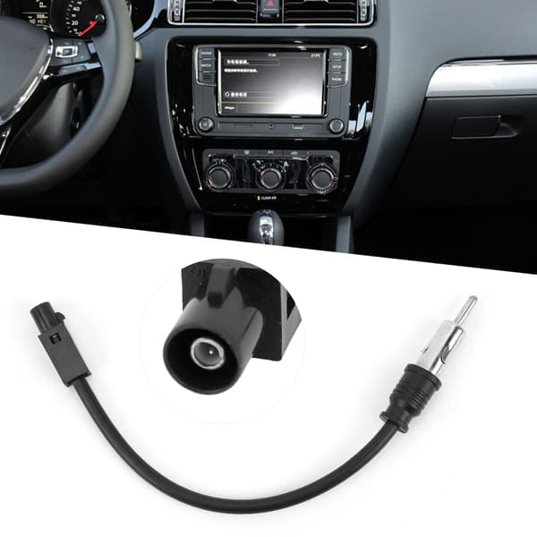 Bilradioantenneadapterkabel Sort Modifikation Vedligeholdelse Erstatning for Chrysler
