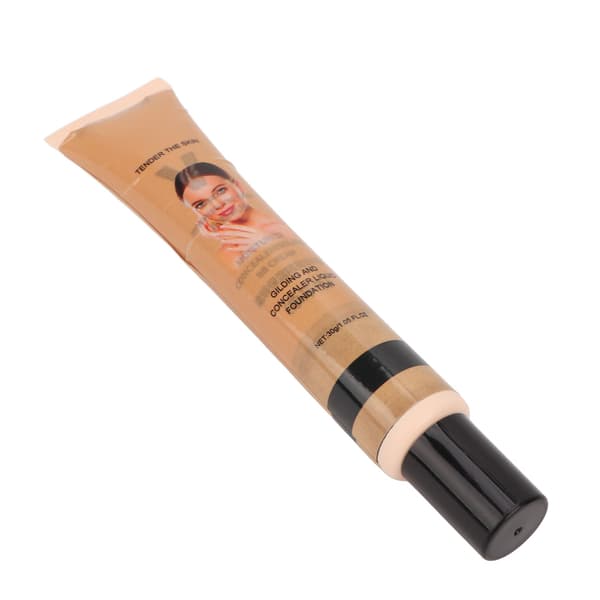EELHOE Flytande Foundation Concealer Återfuktande 24 timmar Långvarig Ansiktsmakeup 30g Typ2 Ivory
