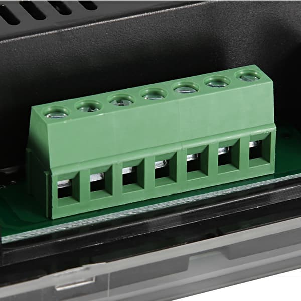Levende RGBW LED Touch Screen Controller med lysdæmper, vægmonteret, sort, til LED-strip lys