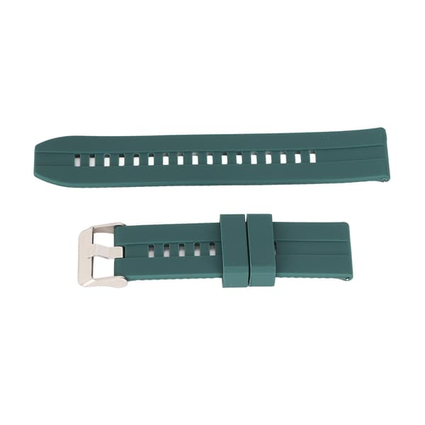 22 mm silikone Quick Release rem til Realme Watch 2, universal mørkegrøn rem