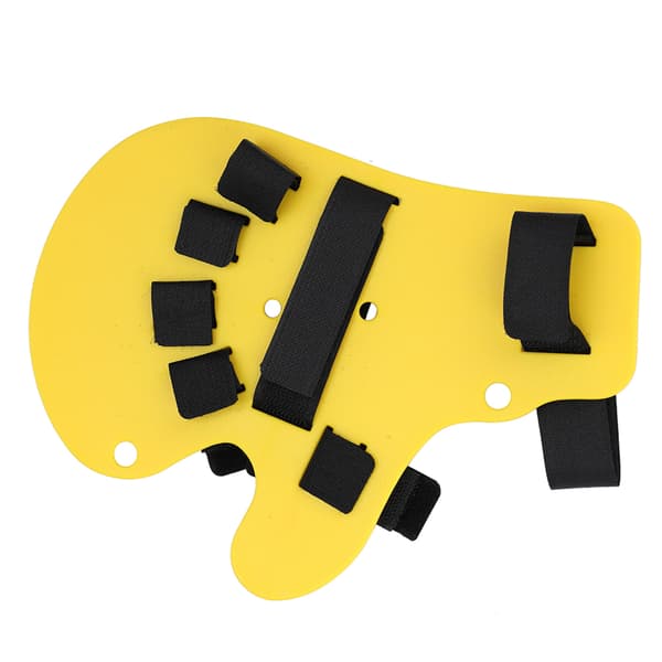 Fingerortos Utökad Typ Fingerbräda Stroke Handsplint Träningsstöd Gul