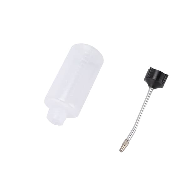 Symaskineoliekande 120ML Plastoliedispenserflaske med lang forlænget tud af jern