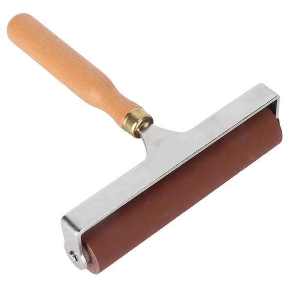 Brayer Blød Fleksibel Robust Holdbar Elastisk Gummirulle til Trykning Scrapbøger 15cm