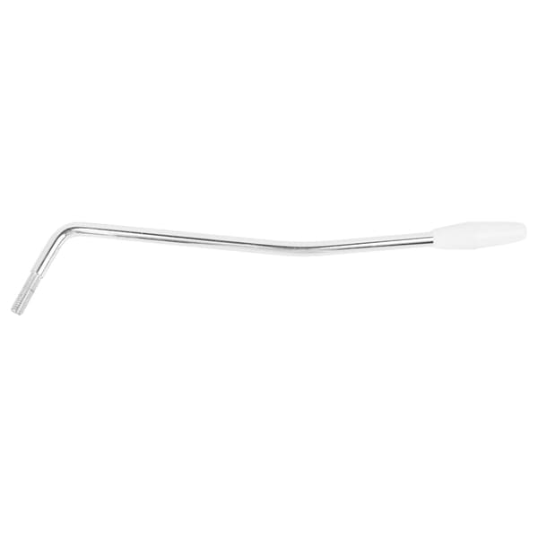 Metallgitarr Tremolo Spak Enkel Whammy Bar med Vit Spets Silverstav för Elgitarr, 1 Styck