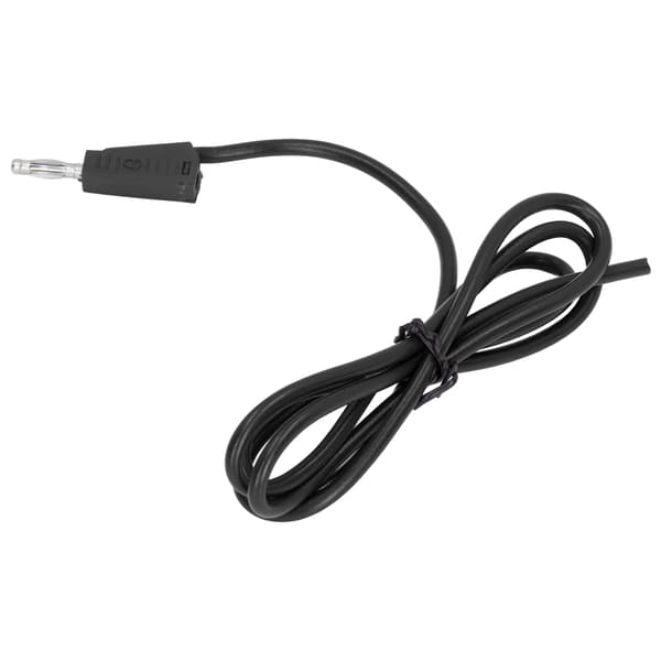 4 mm messing bananstik testledning til lastbilbatterispændingstester, sort PE-kabel