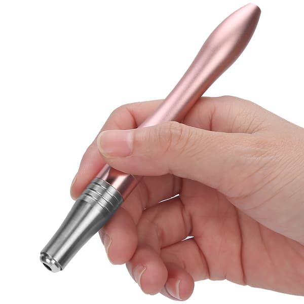 Microblading Pen Manuel Tatoveringspen til Semi-Permanent Makeup Øjenbrynstatovering (Rose Gold)