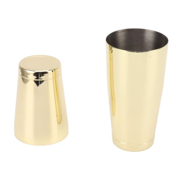 Forgyldt 304 Rustfrit Stål Cocktail Shaker Martini Mixer Sæt