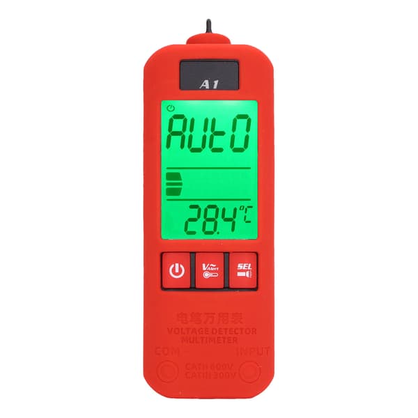 Digital Tangamperemeter Auto-Ranging AC/DC Spændingstester med LCD Baggrundsbelyst Display