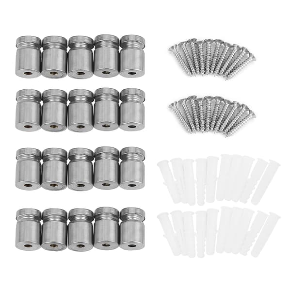 Skyltfästen i rostfritt stål 20-pack M16x20mm