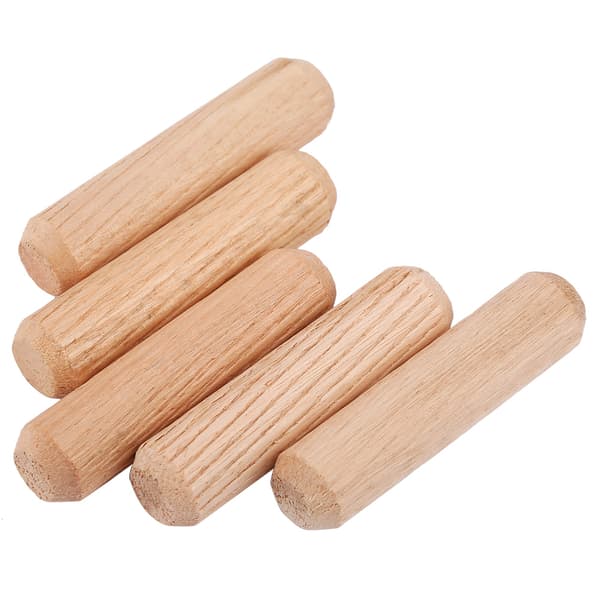 100 st träpluggar, tvärfibriga möbelpluggar för gör-det-själv, M10x40mm