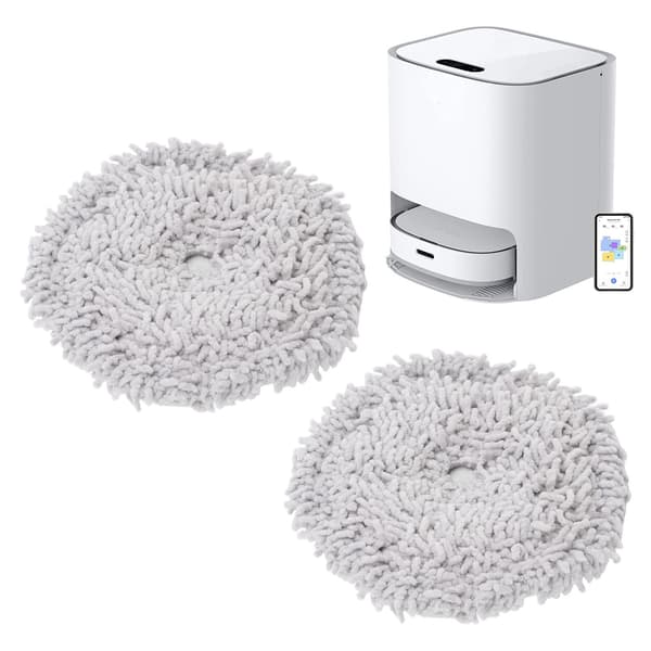 2-pack Dreame W10 W10 PRO Ersättningsmoppdynor tygfäste