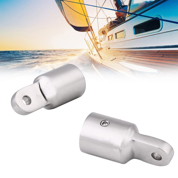 3/4 tommer 19 mm rustfrit stål øjeende til båd Bimini Top Cap Fitting Hardware