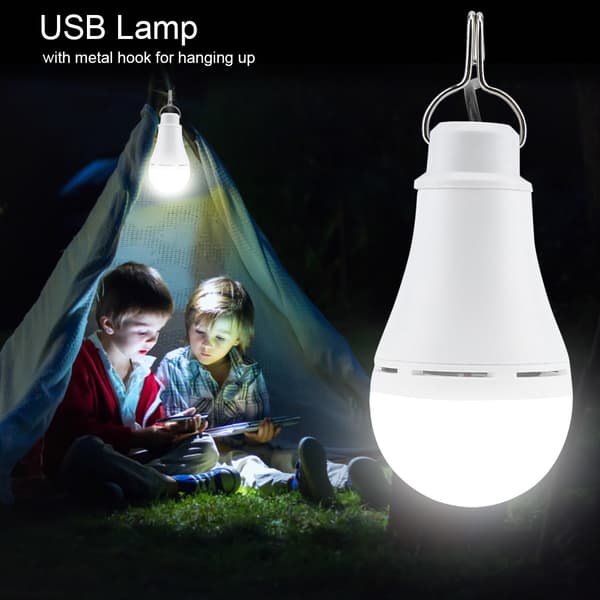 Udendørs bærbar USB LED-lanterne dæmpbar nødbelysning til camping