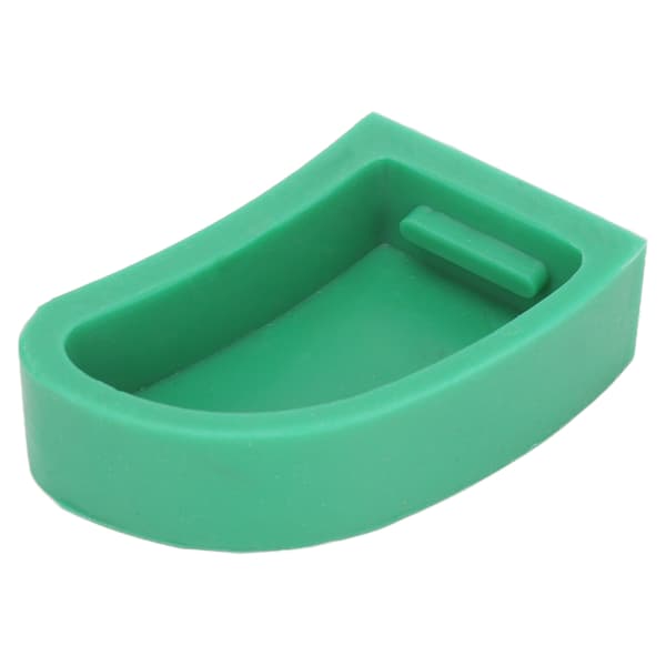 Dental silikon gipsmodell slitsad formare basformar avtrycksmaterialform grön vänster