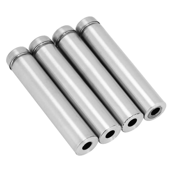 Skiltsholder i rustfrit stål til pigglas, 4-pak, 12x80mm