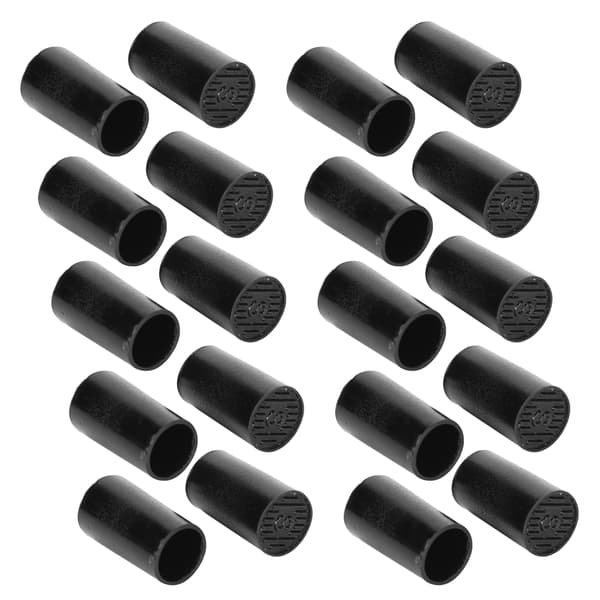 10 par højhælede spidshætter sorte CPU polyurethan sko reparationssæt indvendig diameter 9 mm