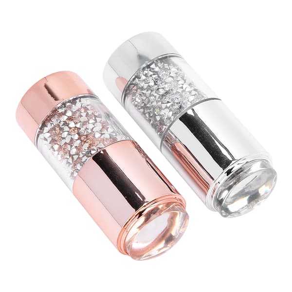 Neglekunststempler Professionel Silikone Dobbeltendet Negle Manicure Stempler Forsegling til Kvinder