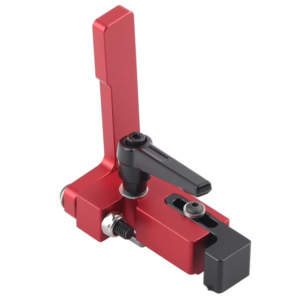 Legerat stål Typ-75 Geringsspårstopp Precision Träbearbetningsanhåll 2-pack