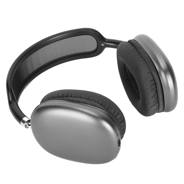 Trådlöst Bluetooth Over-Ear Stereo Headset Vikbart Justerbart med Mikrofon för Resor Kontor Hemmastudier Svart 1 Set