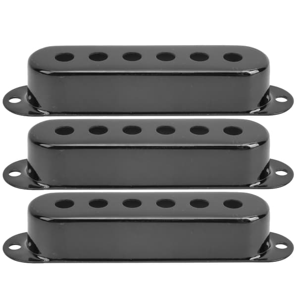 3-pak enkelt messing pickguard 48/50/52mm tilbehør til ST SQ elguitar sort