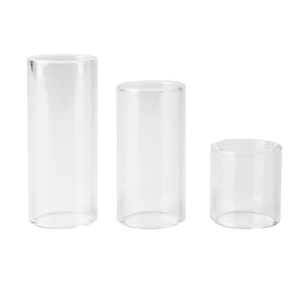 3-pack gitarrslide i glas Fingerslider Instrumenttillbehör för framträdande