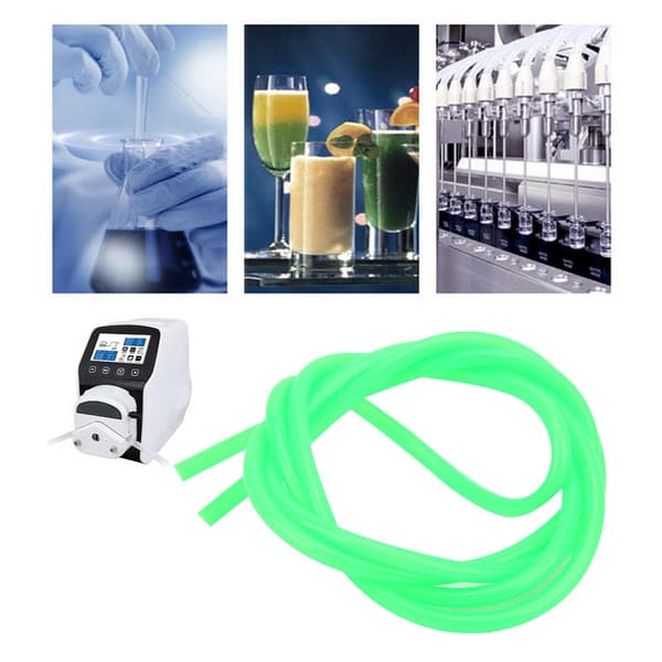 Silikon peristaltisk pumpslang, grön 2mmx4mm flexibel förlängningsslang för hydrauliska system