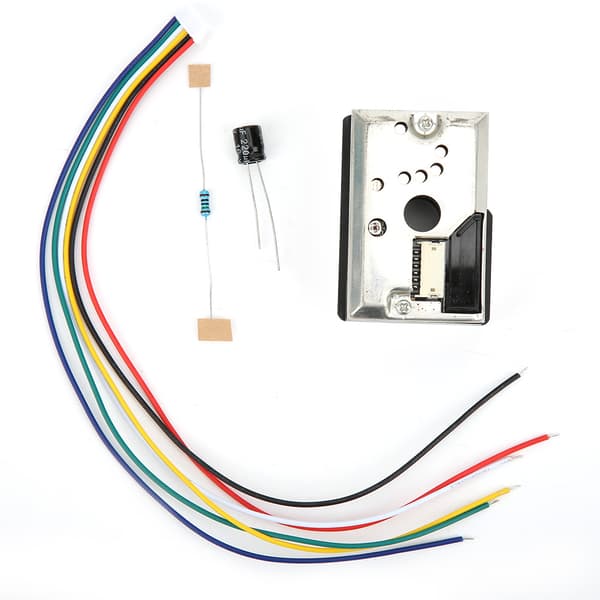 GP2Y1014AU0F Støvsensor PM2.5 Luftkvalitetsmonitor Modul til Luftrenser HVAC System