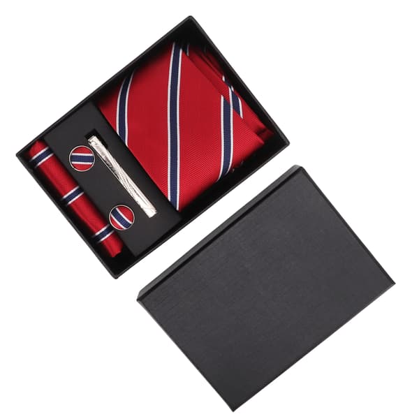 Herre slips klassisk stribet polyestergarn let at matche garanterer holdbarhed herreslips til forretning