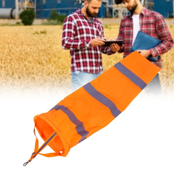 76 cm Polyester Utomhus Vindstrut med Vindmätare och Reflexband