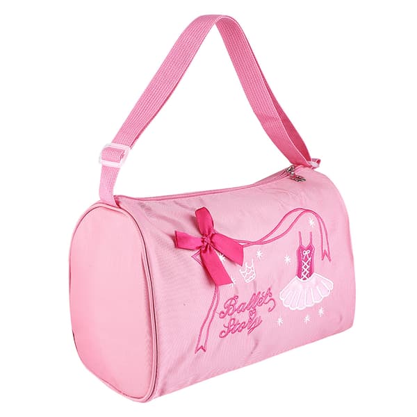 Flickor Barn Rosa Sydd Tygväska Ryggsäck för Balett Dans Simning
