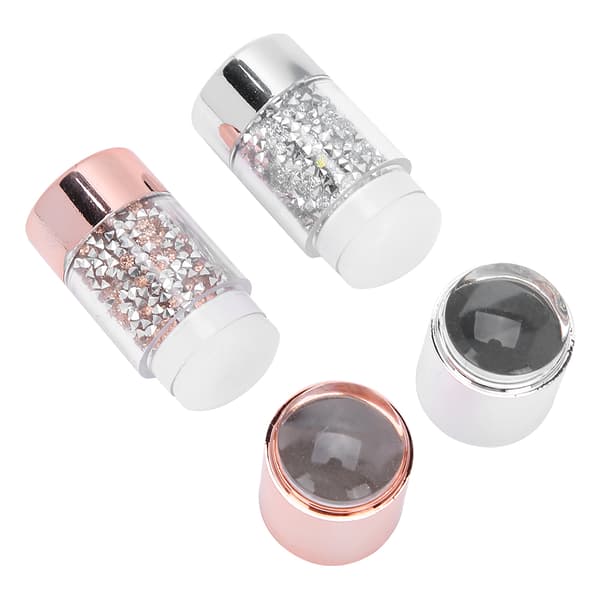 Neglekunststempler Professionel Silikone Dobbeltendet Negle Manicure Stempler Forsegling til Kvinder