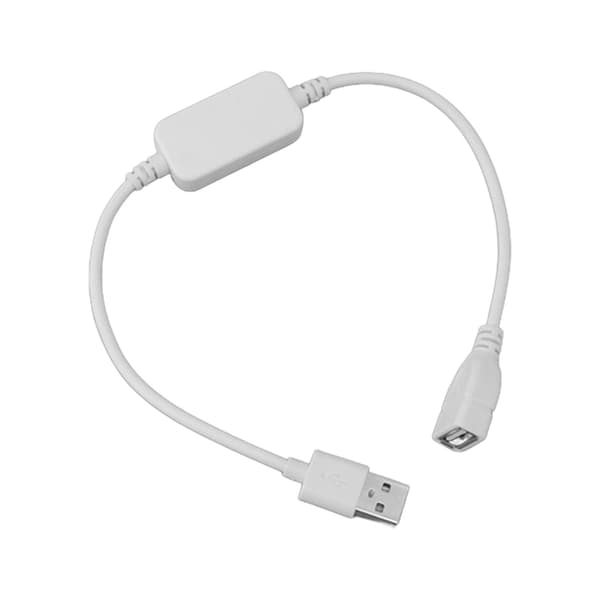 Smart IP44 Bluetooth USB enfärgad LED-listdimmerkontroll, trådlös 433MHz vit