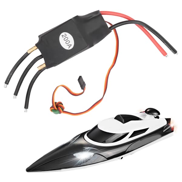 200A Børsteløs væskekølet ESC hastighedsregulator til RC bådmodel
