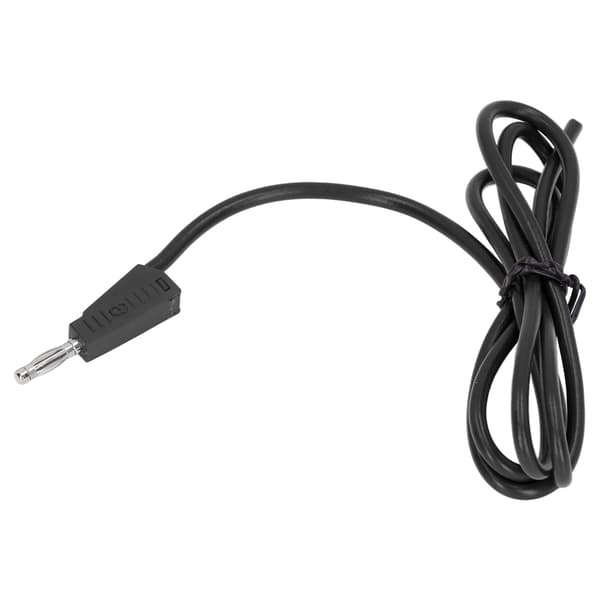 4 mm messing bananstik testledning til lastbilbatterispændingstester, sort PE-kabel