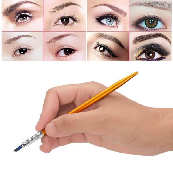 Professionell permanent microblading tatueringsutbildningssats ögonbrynstatuering träningssats