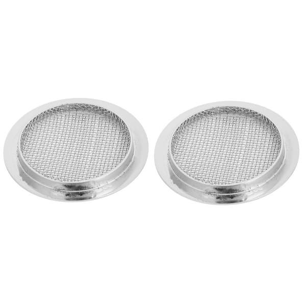 2st Resonator Gitarr Ljudhål Plektrumskydd Metallskärminsatser för Dobro Delar (Silver)