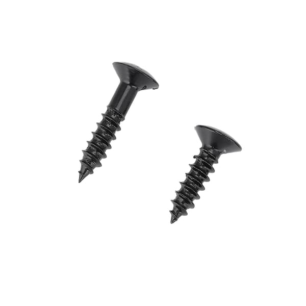 2-pack 5 mm 7,8 mm stränghållare med skruvar för elgitarrdelar (svart)