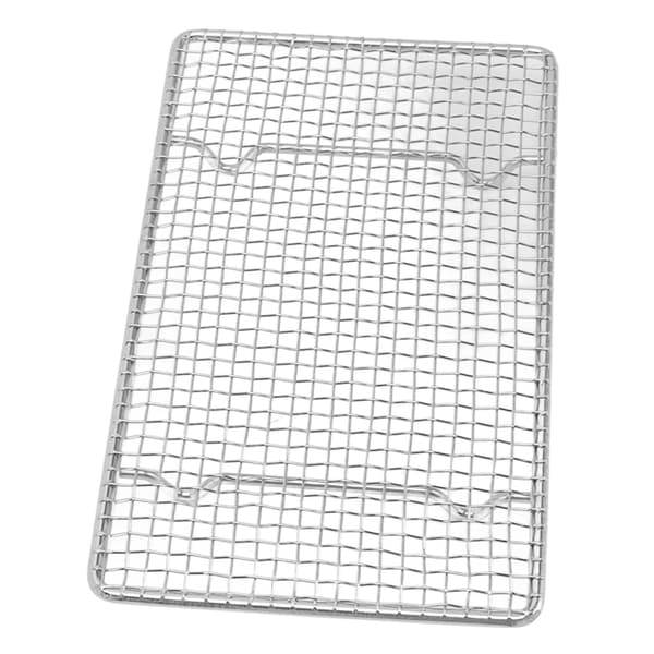 Rektangulär bakgaller i rostfritt stål, ugnssäker, högtemperaturmatlagning, rostning, grillning 19,2 cm