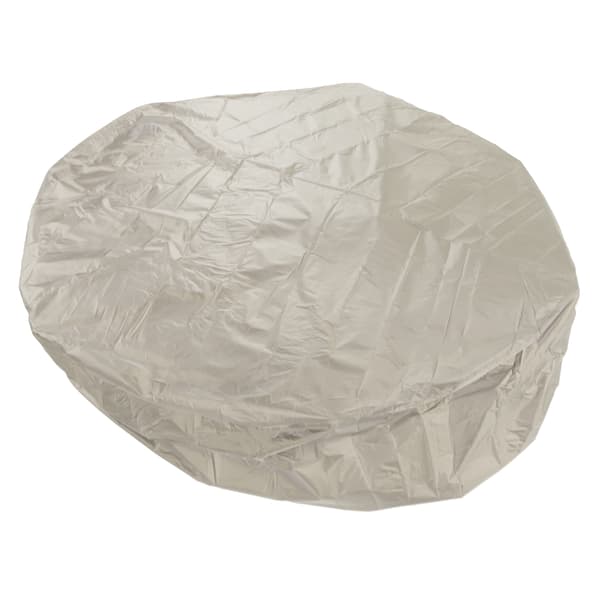 210x30cm Silver Polyester Taft Vattentätt Överdrag för Rund Utomhusbadkar Dammskydd