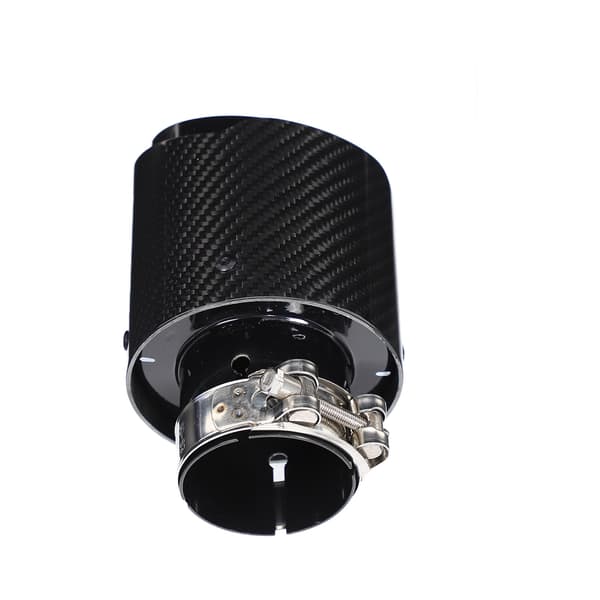 Bil Universal Avgasrör Ändrör Biltillbehör Inlopp 63mm Utlopp 101mm
