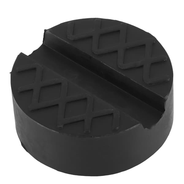 Universal Bil Domkraft Pad Adapter Slitsad Gummi Ram Skydd Stöd 6.5cm Dia