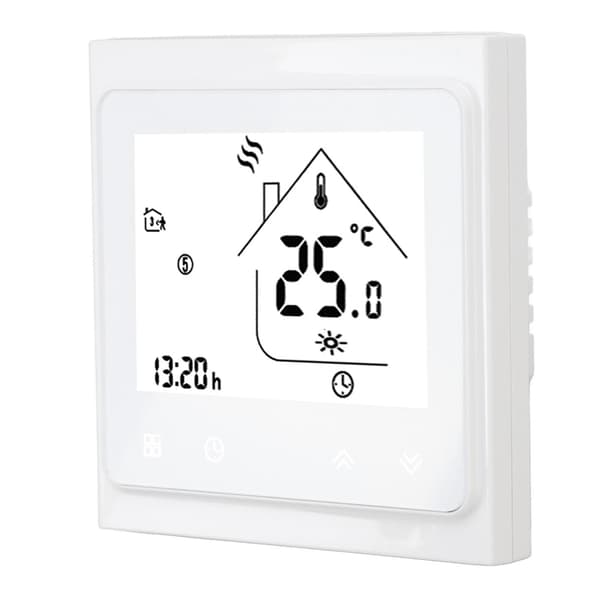 Programmerbar termostat Digital berøringsskærm Stor LCD-skærm Temperaturregulator