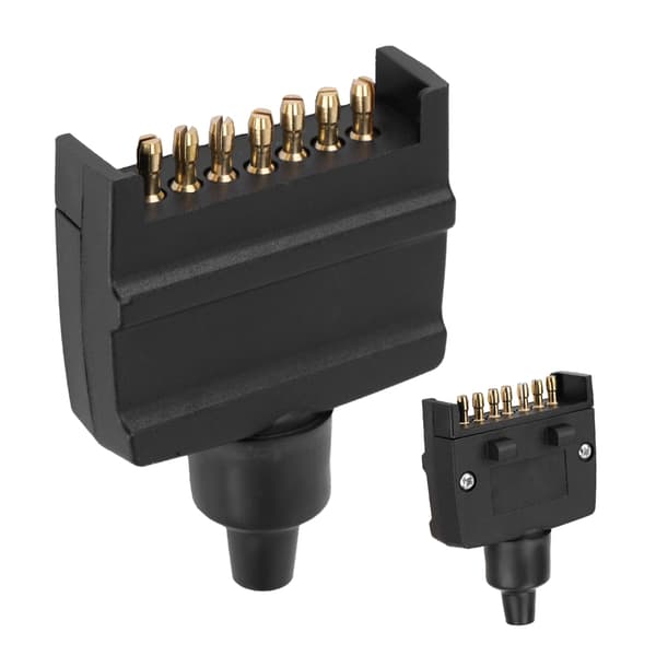 Australsk 7-polet flad han-trailerstikadapter til campingvognstrailer