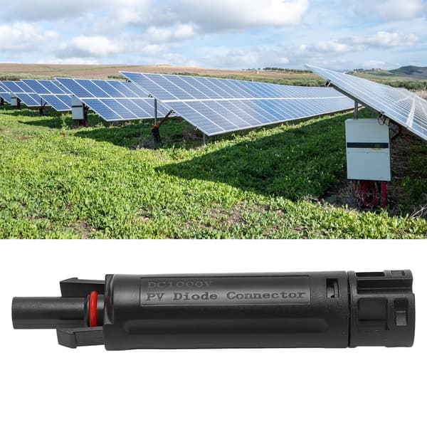 Solar PV sikringsholder IP68 vandtæt DC 1000V 15A kabelstik til panelbeskyttelse
