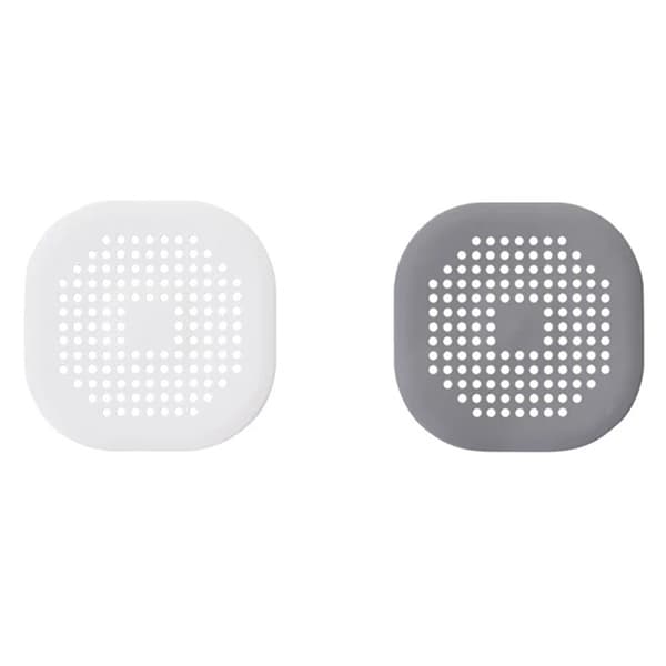 2-pack silikonhårfångare, sugkoppsavloppsskydd för badkar, dusch, diskbänk, kök