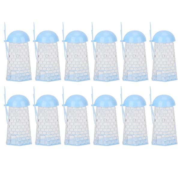 12 st vindkvarn godislåda plastbehållare för bröllopsgåvor babyshower-dekor