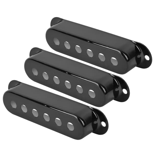3-pak enkelt messing pickguard 48/50/52mm tilbehør til ST SQ elguitar sort