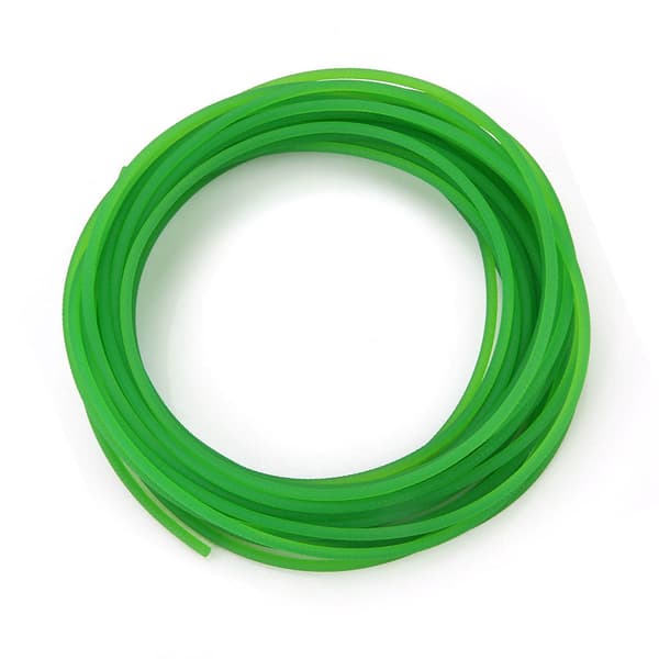 Grøn Tekstureret PU Rund Drivrem 4mm x 10m til Transmissionssystemer